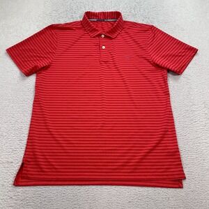 Southern Tide Tide To Trail Polo Men's Size Medium Short Sleeve Red